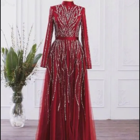 Dresses | Crew Neck Modest Evening Dress | Poshmark Dresses | Crew Neck Modest Evening Dress | Poshmark